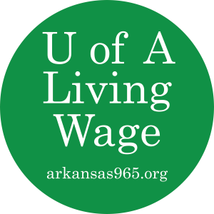 UA Living Wage Campaign in circle