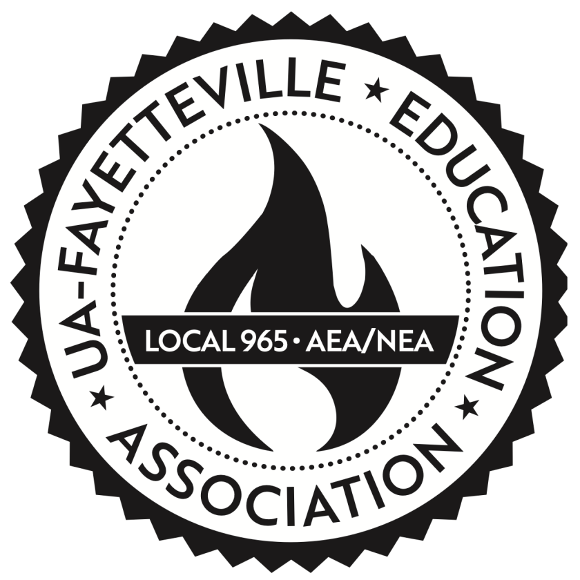 Logo for UA-Fayetteville Education Association / Local 965
