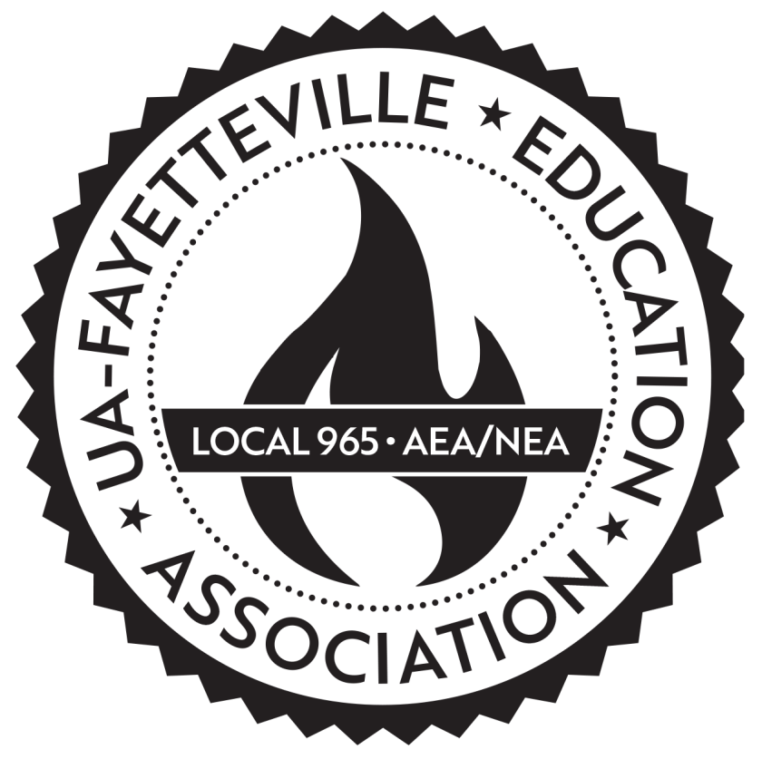 Logo for UA-Fayetteville Education Association / Local 965