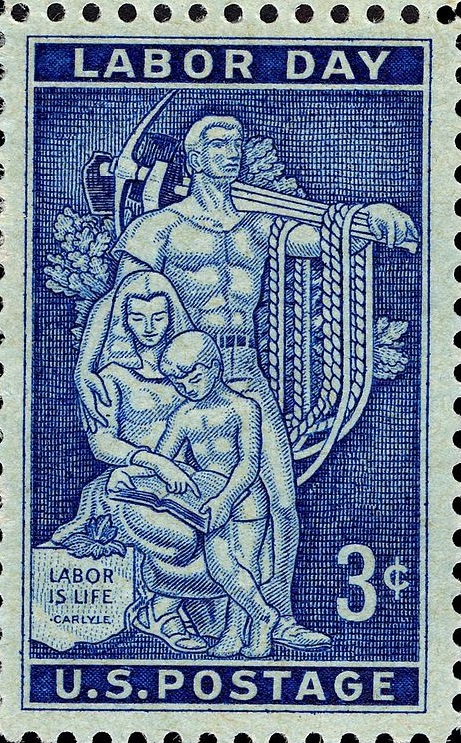 Labor Day postage stamp