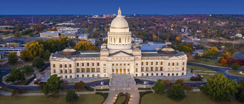Arkansas state Capitol in Little Rock