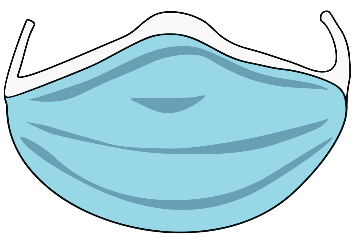 Illustration of a hygienic face mask