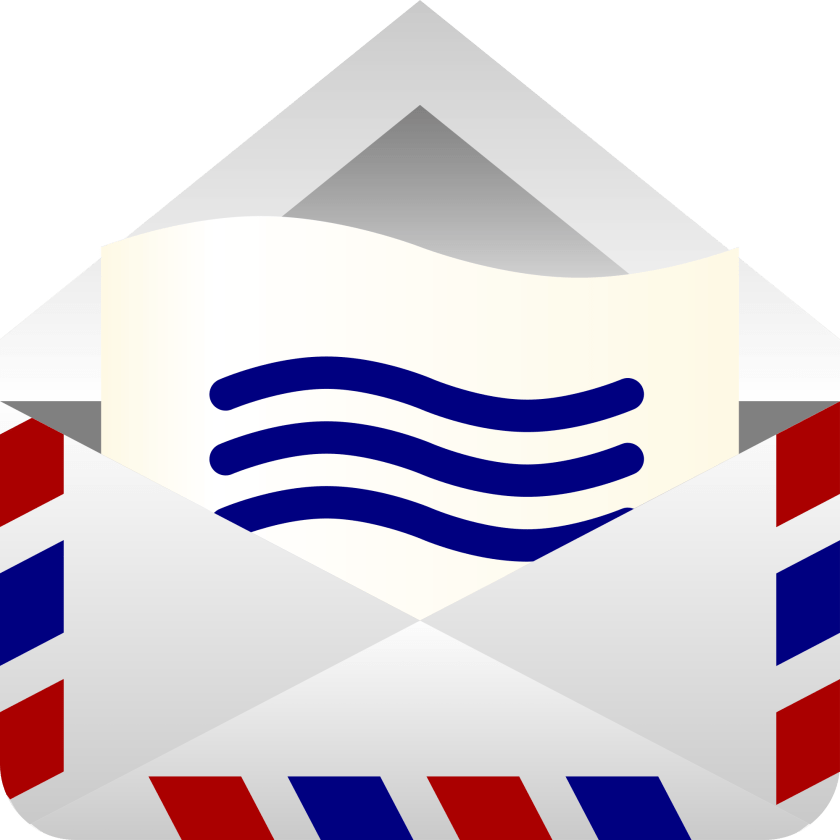 Illustration of envelope representing email