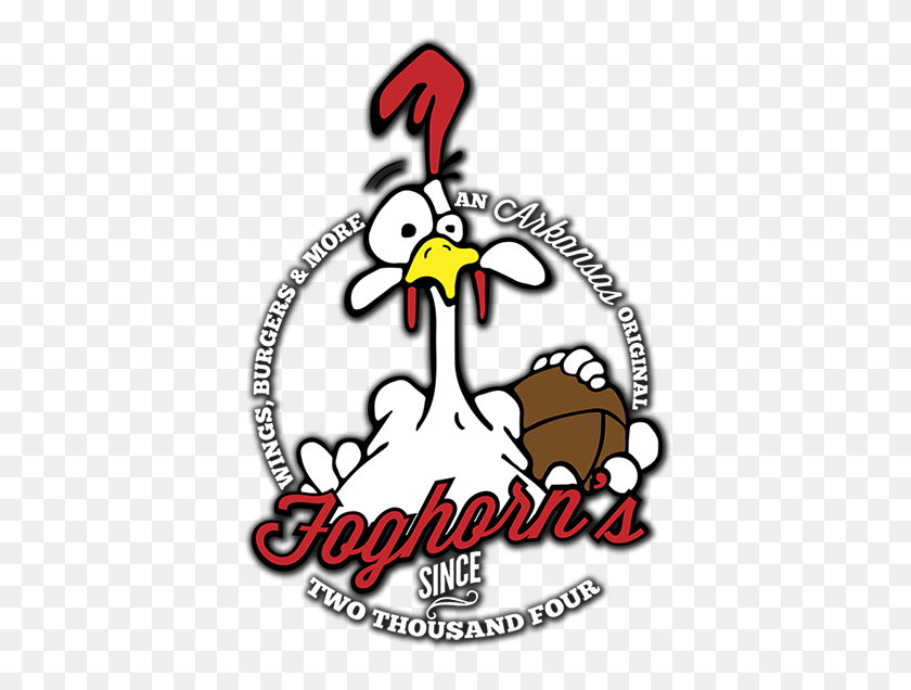Foghorn's Wings, Burgers & More chicken mascot