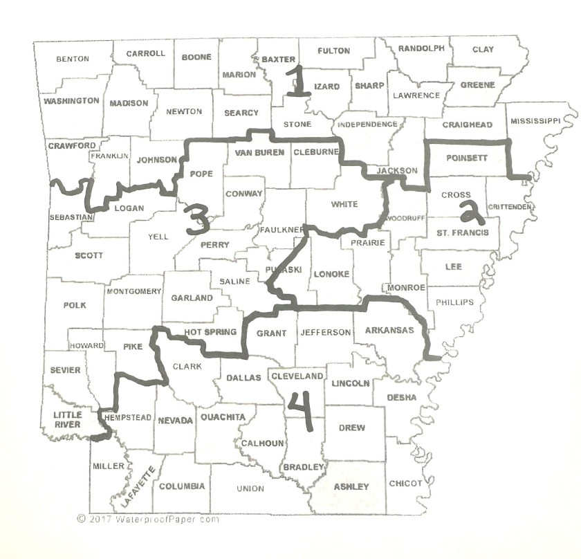 AEA UniServ zone map beginning in 2024
