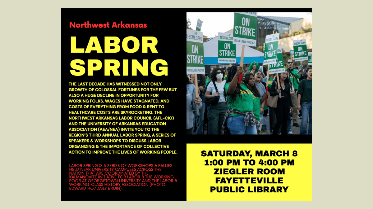 Third Annual Labor Spring Teach-In Set for March&nbsp;8
