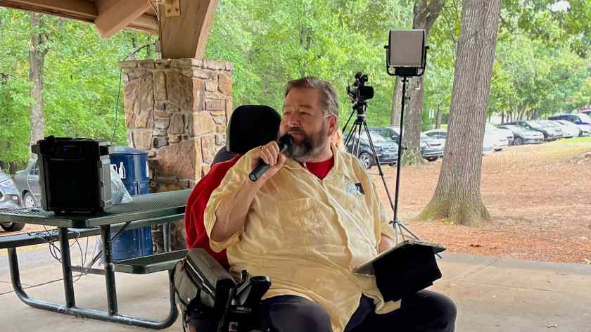 Local 965 President Hershel Hartford delivers the 2025 Labor Day message.